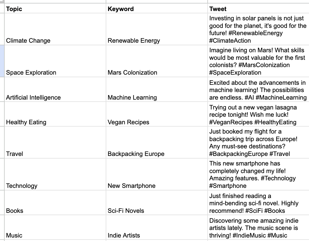 choose AI models such as GPT, Gemini, Claude, Llama for Sheets