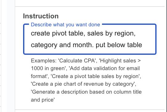 choose AI models such as GPT, Gemini, Claude, Llama for Sheets